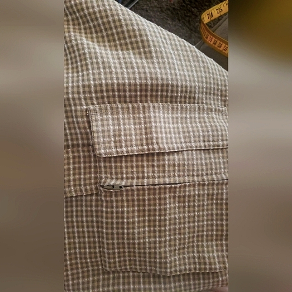 Buzz Off Casual Shacket Insect Repellent Men Large Adventure Seersucker - Picture 11 of 11